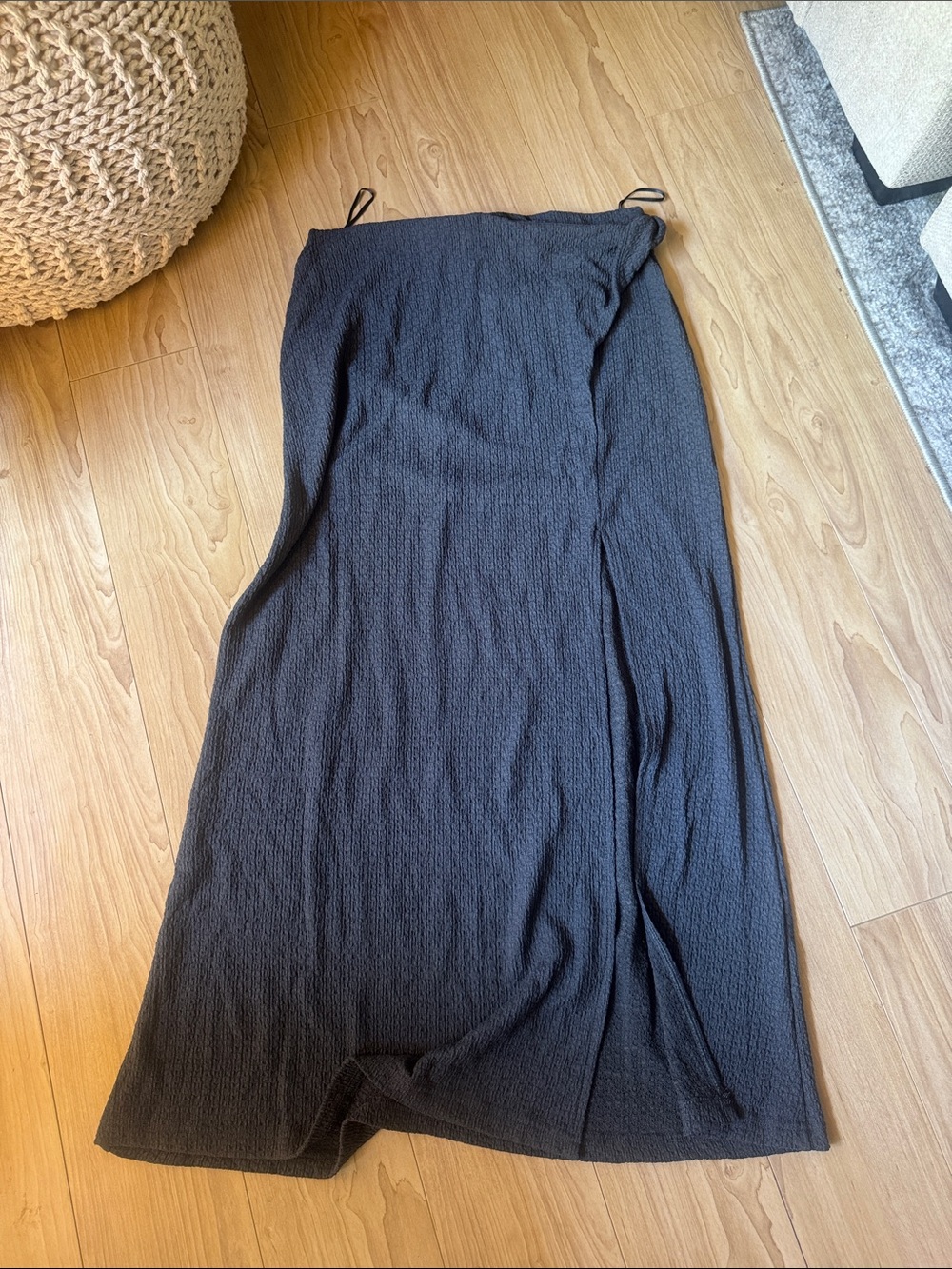 Astr Textured Maxi Skirt